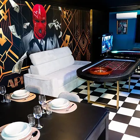 Appartement Capsule Casino - Table De Jeux - Balneo - Sauna - Playstation 5